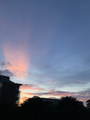 昨日の夕景